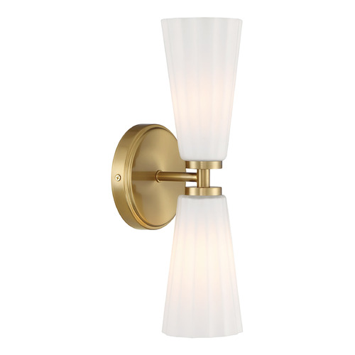 Meridian Natural Brass Sconce