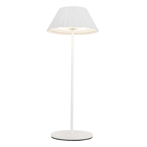 Kuzco Lighting Zola White LED Table Lamp with Empire Shade
