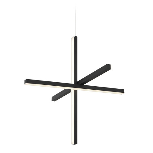 Matteo Lighting Crosley Matte Black LED Pendant Light