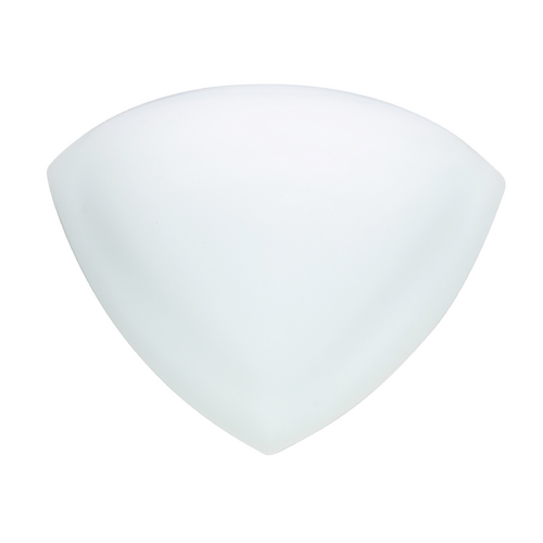 Modern Sconce Wall Light White Glass by Besa Lighting