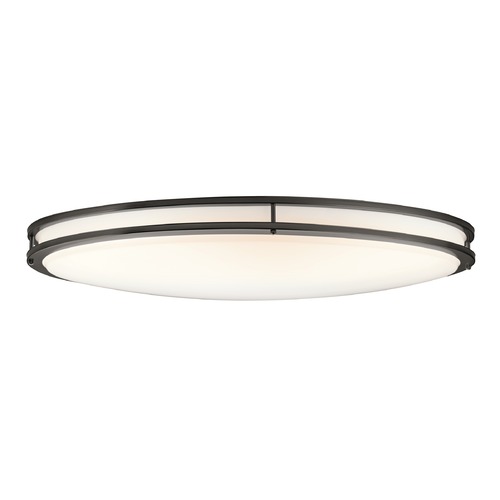 Kichler Lighting Transitional LED Flush Mount Light Olde Bronze Avon by Kichler Lighting 10789OZLED