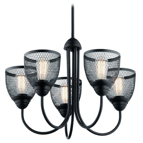 Kichler Lighting Voclain 24-Inch Black Chandelier by Kichler Lighting 52269BK