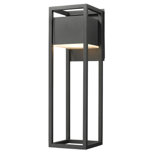 Z-Lite Barwick Black LED Outdoor Wall Light by Z-Lite 585B-BK-LED