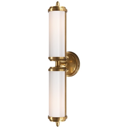 Visual Comfort Signature Collection Thomas OBrien Merchant Bath Light in Brass by Visual Comfort Signature TOB2207HABWG