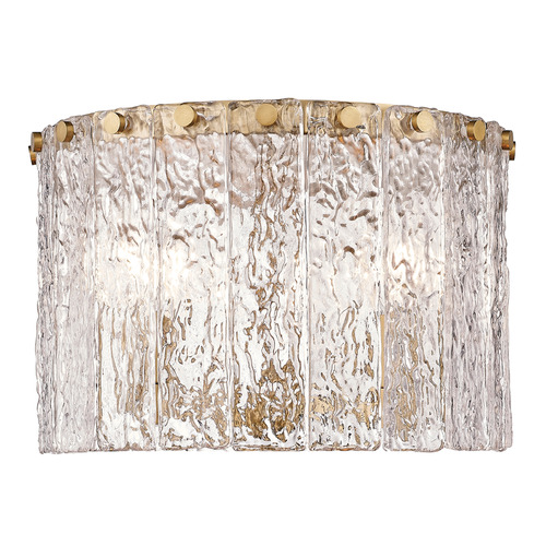 Z-Lite Glacier Modern Gold Flush Mount by Z-Lite 1943F12-MGLD