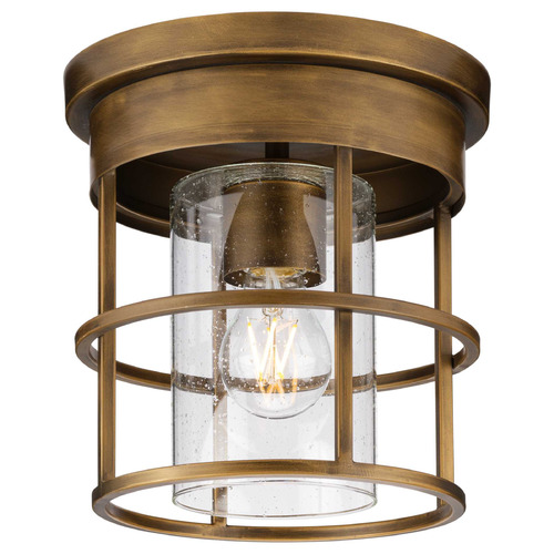 Progress Lighting Atwell 1-Light Brushed Nickel Semi-Flush Mount