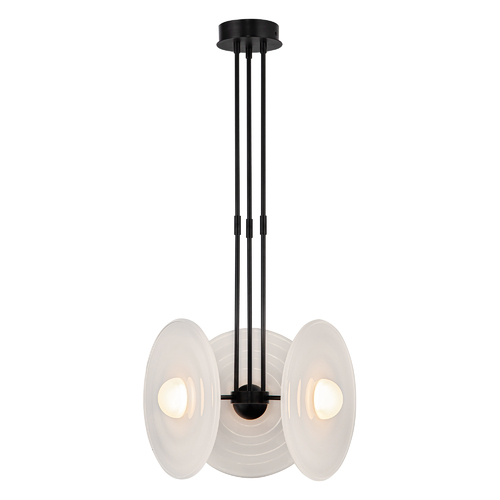 Harbour 3-Light LED Pendant in Urban Bronze by Alora Lighting