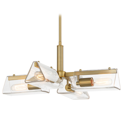 Designers Fountain Latitude Brushed Gold Chandelier