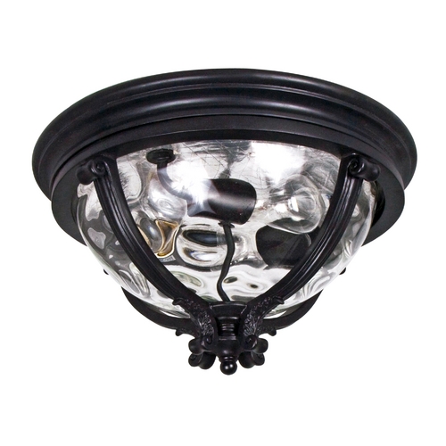 Camden VX Black Flush Mount by Maxim Lighting