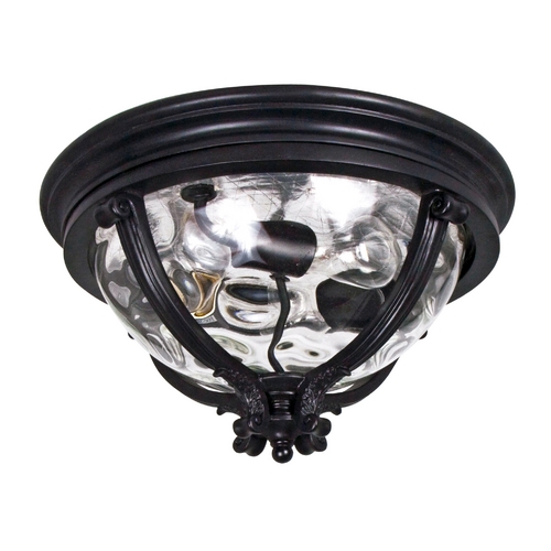 Maxim Lighting Camden VX Black Close To Ceiling Light by Maxim Lighting 41420WGBK