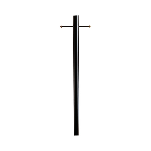 Generation Lighting 84-Inch  Aluminum Post with Photo Cell and Ladder Rest in Black by Generation Lighting 8114-12