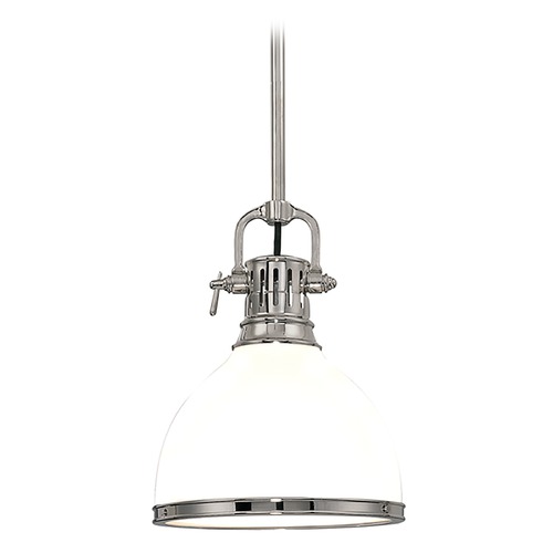 Randolph Pendant in Polished Nickel by Hudson Valley Lighting