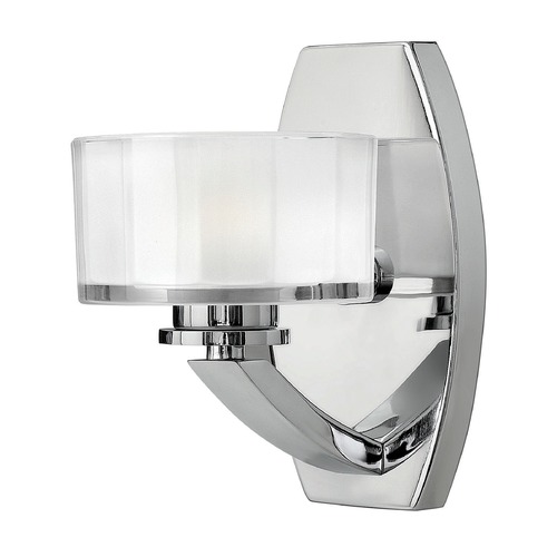 Hinkley Meridian 8-Inch High Chrome LED Sconce by Hinkley Lighting 5590CM-LED