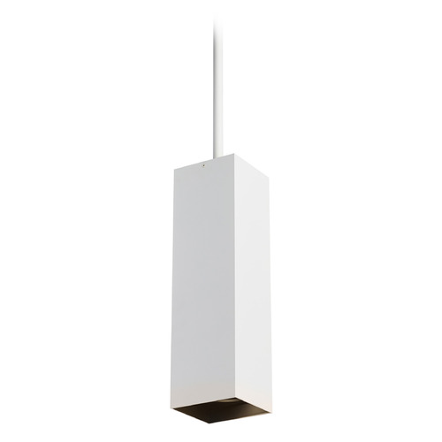 Visual Comfort Modern Collection Exo 18 2700K 24-Inch 30-Degree LED Pendant in White & Black by VC Modern 700TDEXOP182430WB-LED927