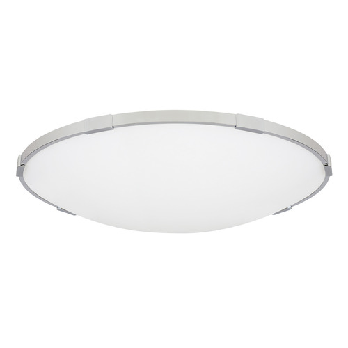 Visual Comfort Modern Collection Sean Lavin Lance 24-Inch 277V 3000K LED Flush Mount in Chrome by VC Modern 700FMLNC24C-LED930-277