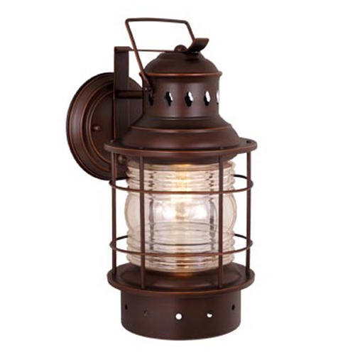 Hyannis Burnished Bronze Outdoor Wall Light by Vaxcel Lighting
