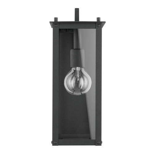 Capital Lighting Hunt 15-Inch Outdoor Wall Lantern in Black by Capital Lighting 934611BK