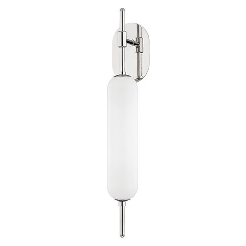 Mitzi by Hudson Valley Miley Polished Nickel LED Sconce by Mitzi by Hudson Valley H373101-PN
