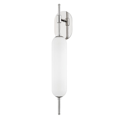Miley Polished Nickel LED Sconce by Mitzi by Hudson Valley