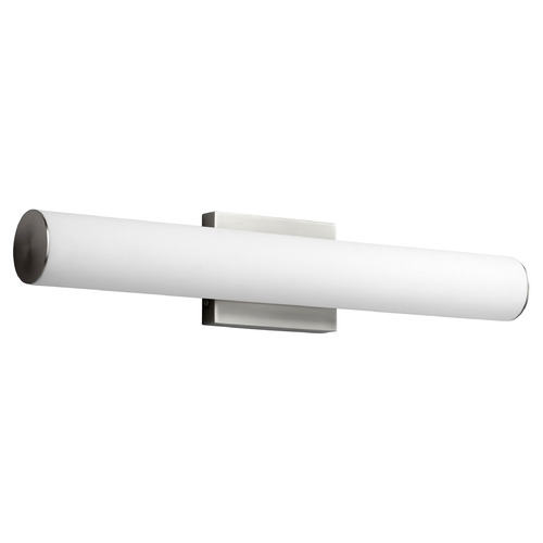 Fugit 23-Inch LED Vanity Light in Satin Nickel by Oxygen Lighting