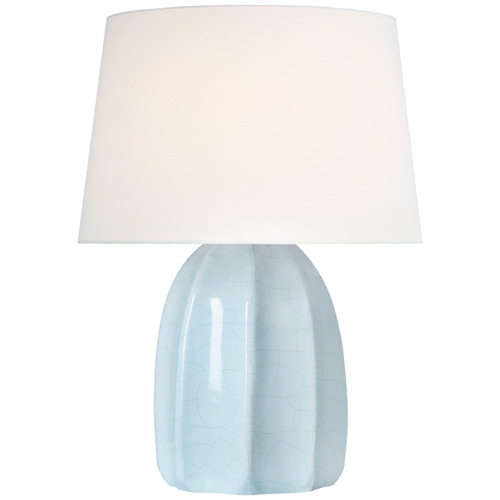 Visual Comfort Signature Collection Visual Comfort Signature Collection Barbara Barry Melanie Crackled Moonseed LED Accent Lamp BBL3617CMN-L