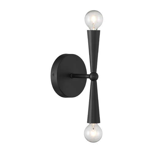 Meridian Matte Black Sconce