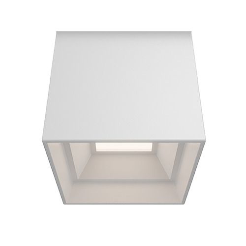 Modern Forms by WAC Lighting Modern Forms Kube White LED Close To Ceiling Light FM-W62204-30-WT