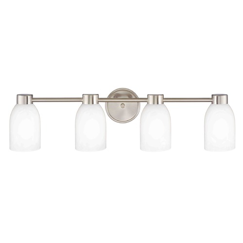 Design Classics Lighting Aon Fuse Satin Nickel Bathroom Light 1804-09 GL1028D