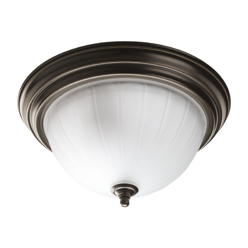 13.25-Inch Flush Mount in Antique Bronze by Progress Lighting