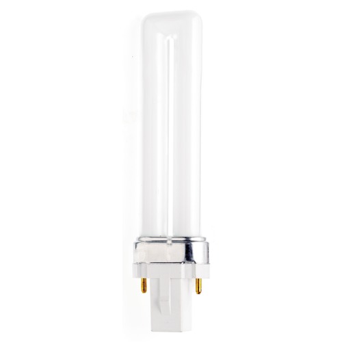 Satco Lighting Compact Fluorescent Twin Tube Light Bulb 2 Pin Base 5000K by Satco Lighting S6705