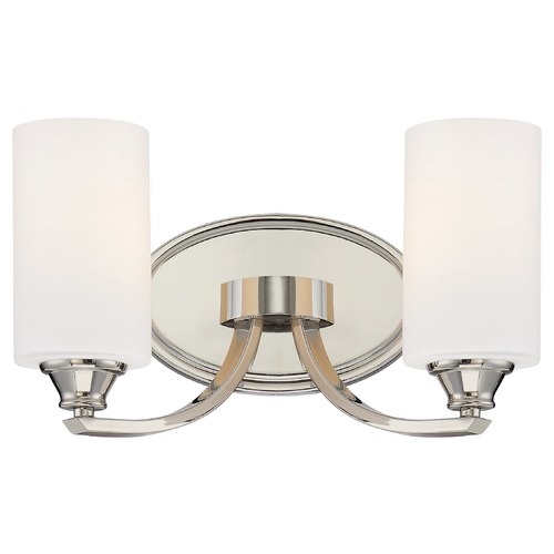 Minka Lavery Tilbury Polished Nickel Bathroom Light by Minka Lavery 3982-613