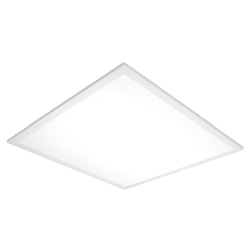 2x2 Recessed or Surface Mounted LED Flat Panel Light 40W 100-277V 5000K White by Satco Lighting
