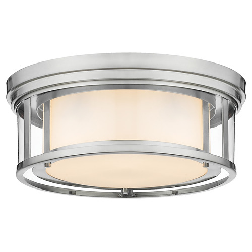 Willow Brushed Nickel Flush Mount by Z-Lite