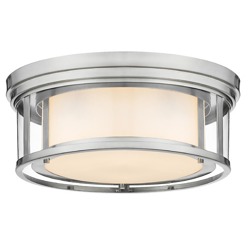 Z-Lite Willow Brushed Nickel Flush Mount by Z-Lite 426F16-BN