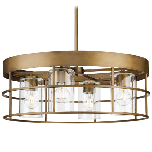 Progress Lighting Progress Lighting Safford 4-Light Brushed Nickel Vanity Light P400311-196