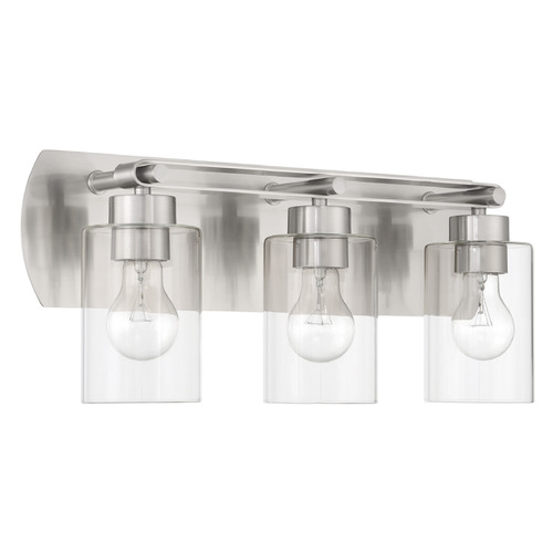 Craftmade Lighting Craftmade Lighting Hendrix Brushed Polished Nickel Bathroom Light 17621BNK3