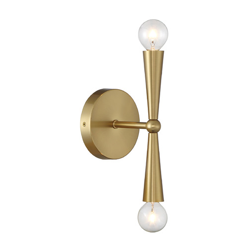 Meridian Natural Brass Sconce