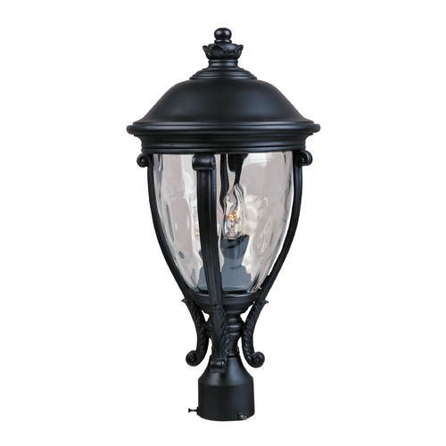 Camden VX Black Post Light by Maxim Lighting