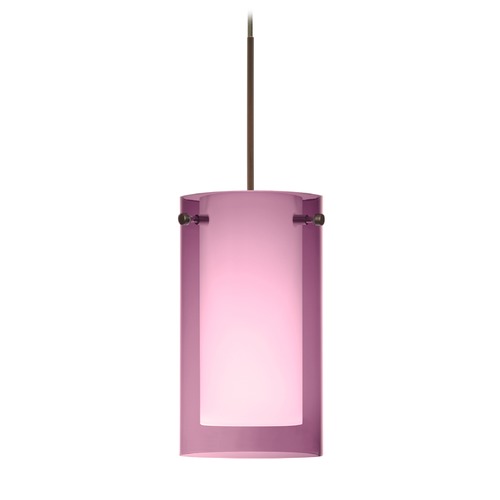 Besa Lighting Pahu Bronze LED Mini-Pendant Light