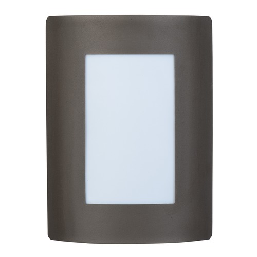 Maxim Lighting View LED E26 1-Light Outdoor Wall Light in Bronze 64332WTBZ
