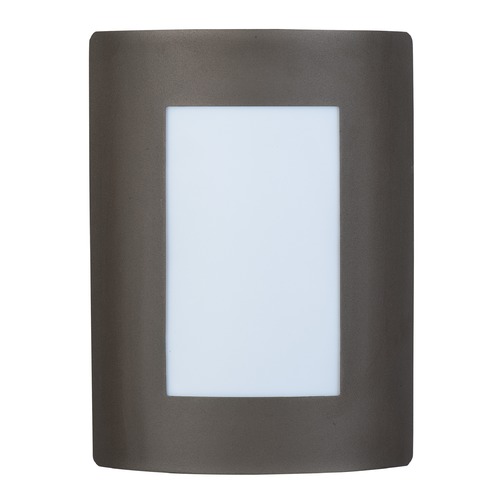 Maxim Lighting View LED E26 1-Light Outdoor Wall Light in Bronze by Maxim Lighting 64332WTBZ