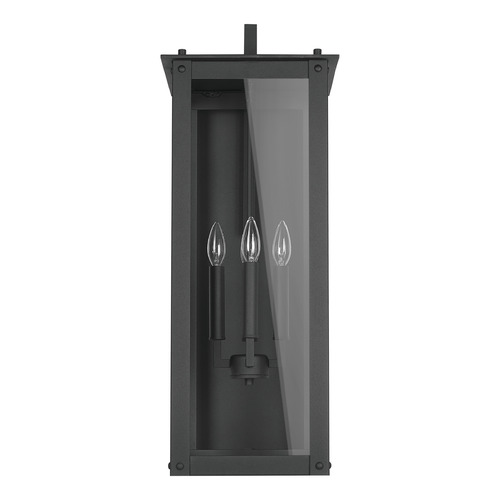 Hunt 29-Inch Outdoor Wall Lantern in Black by Capital Lighting