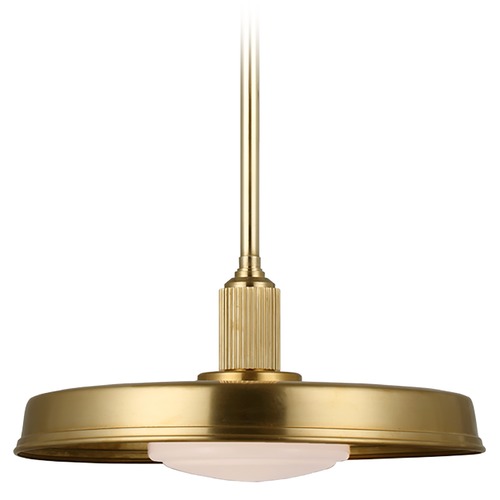 Chapman & Myers Ruhlmann 18-Inch Pendant in Brass by Visual Comfort Signature