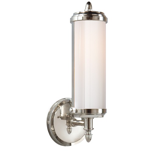 Visual Comfort Signature Collection Thomas OBrien Merchant Sconce in Chrome by Visual Comfort Signature TOB2206CHWG