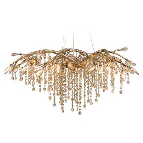 Golden Lighting Autumn Twilight Mystic Gold Chandelier