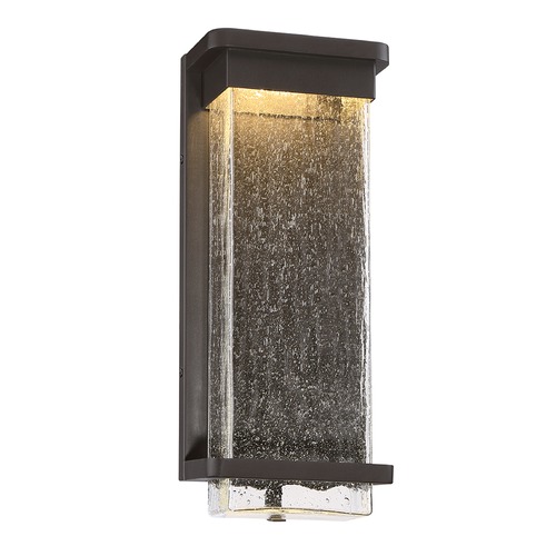 Modern Forms by WAC Lighting Vitrine 16-Inch LED Outdoor Wall Light in Bronze by Modern Forms WS-W32516-BZ