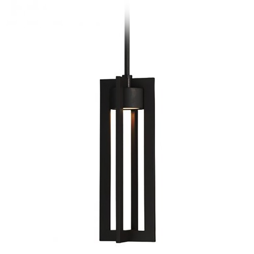 Chamber Black LED Outdoor Hanging Light by WAC Lighting