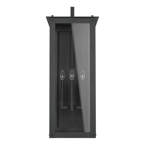 Capital Lighting Hunt 36-Inch Outdoor Wall Lantern in Black by Capital Lighting 934642BK