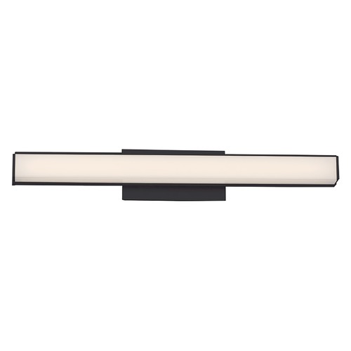 WAC Lighting Brink Brushed Black LED Bathroom Light by WAC Lighting WS-77618-27-BK