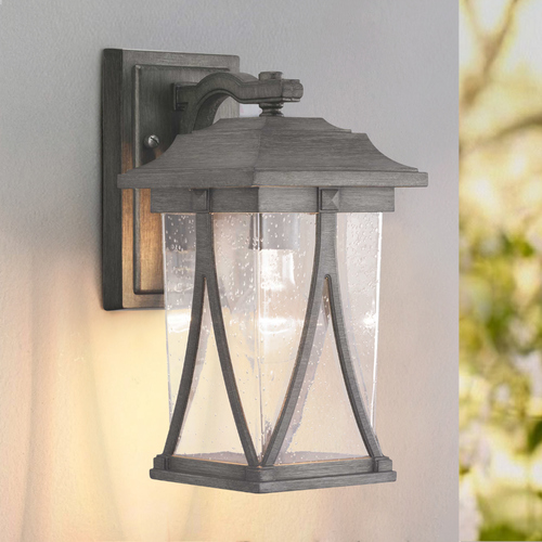 Abbott Small Antique Pewter Outdoor Wall Light by Progress Lighting